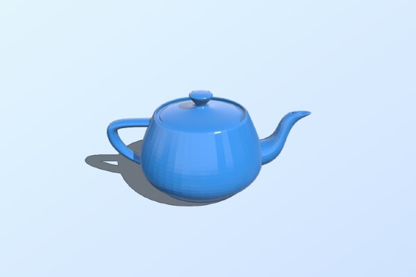 Utah teapot (solid) | 3d print model