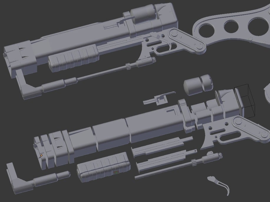 Fallout 4 Laser Rifle Split