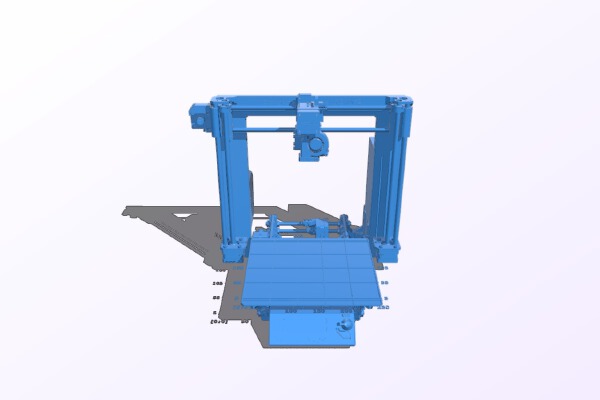 Prusa i3 MK2 model (full) for Simplify3D | 3d print model