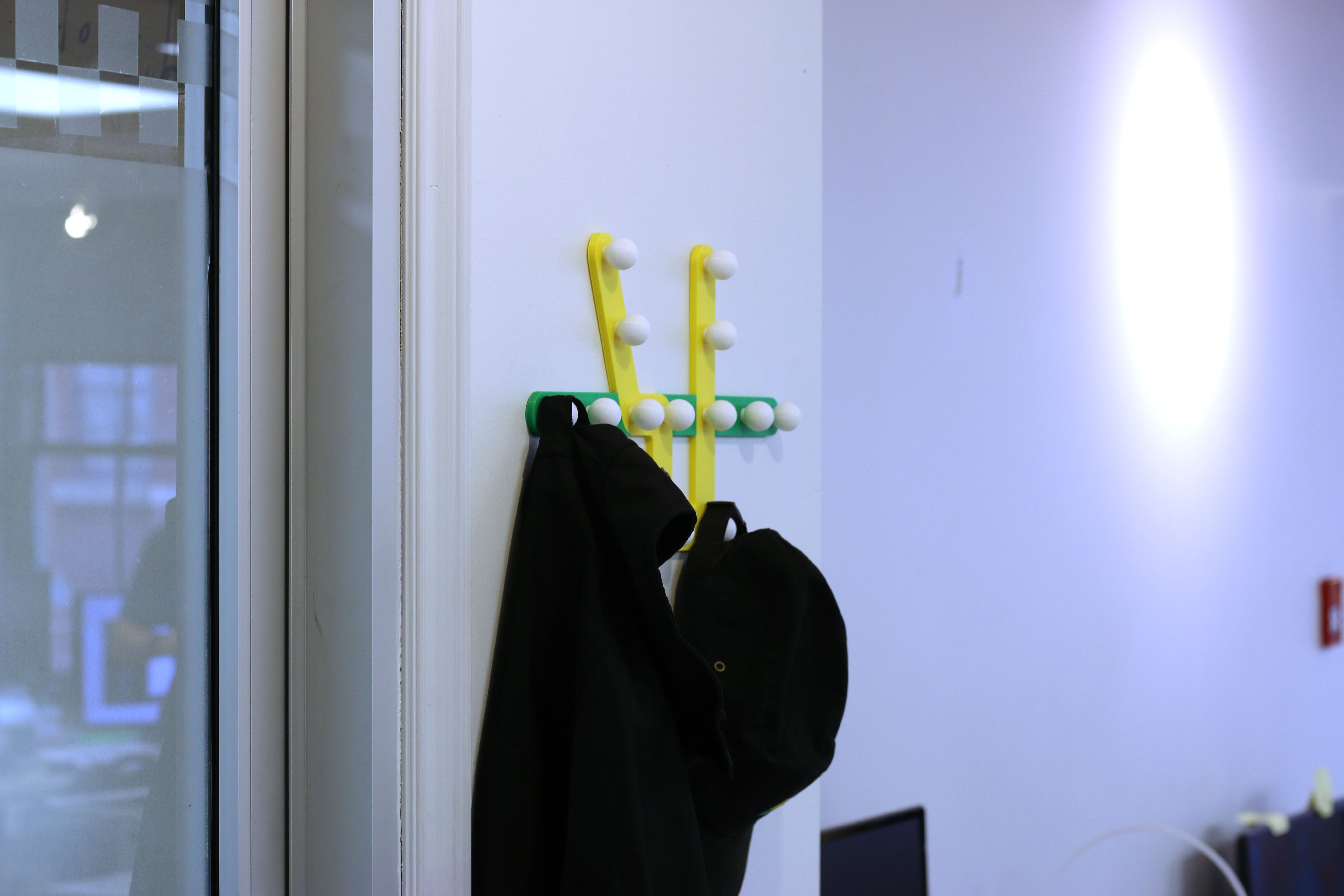 Multi-Color Subway Map Coat Rack (Toronto TTC)