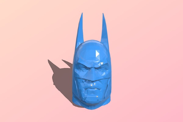 Batman Head Skin for Modibot | 3d print model