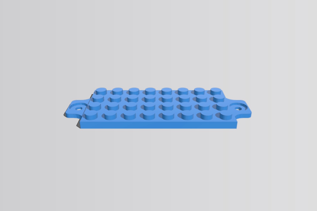 Base for LEGO attachable Raspberry Pi Zero W case