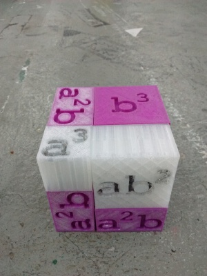 (a+b)³ | 3d print model