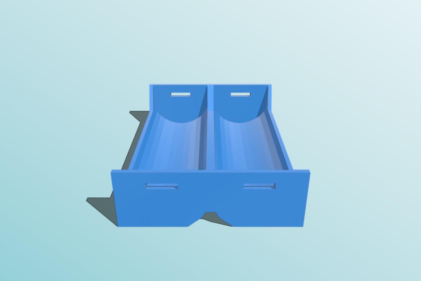 2 x 26650 Battery Sled for Hammond 1590b