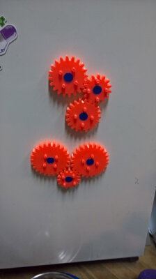 Refrigerator Magnet Gear Spinners | 3d print model