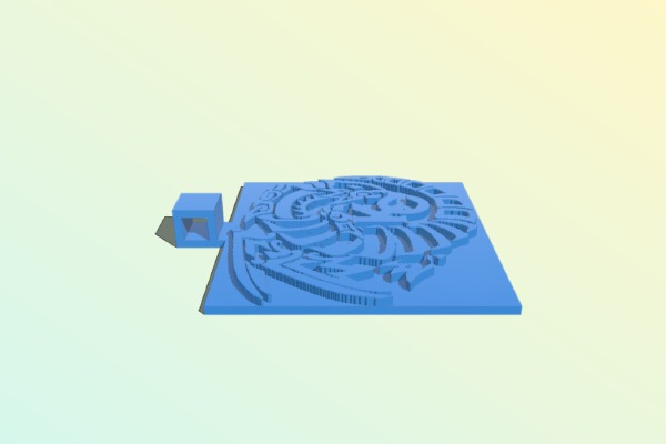 Kaiba Corp Logo Keychain | 3d print model