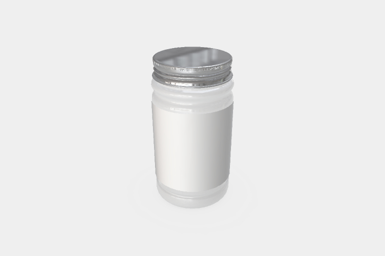 Label Glass Jar Mockup