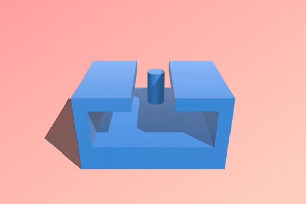 HO coupler box for HO wagons (as those based on OSTycoon's excellent design). | 3d print model