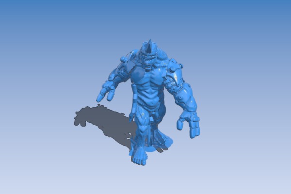 steampunk - cyberpunk yeti #2 - partial supports | 3d print model