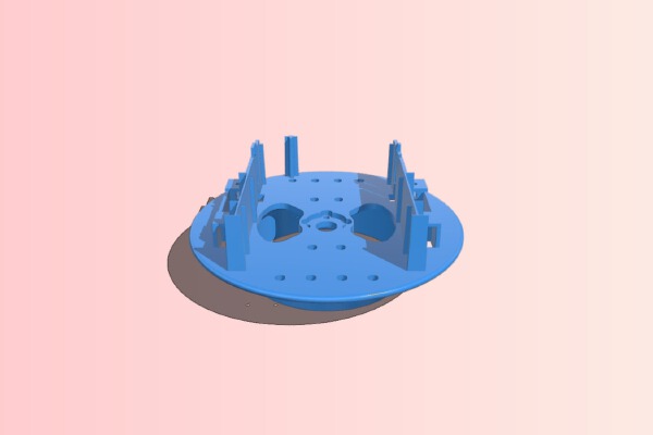 Rapiro Neck Part modified for Raspberry Pi B+ and Pi 2 B | 3d print model