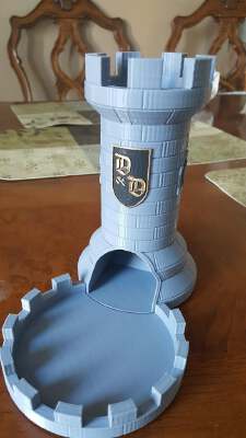 Castle Dice Tower | 3d print model