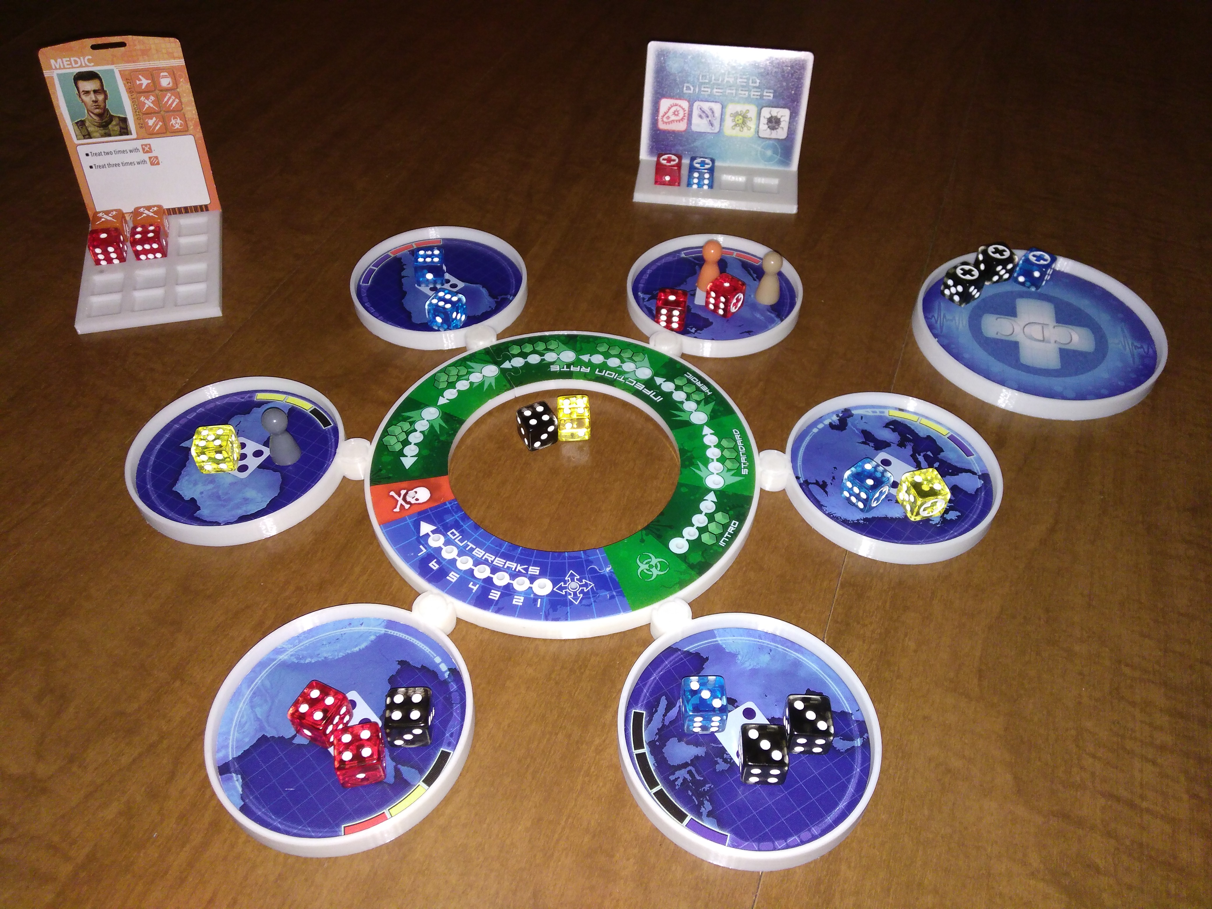 Pandemic: The Cure organizer