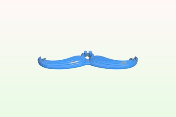 Fancy Mustache TPU ReMix | 3d print model