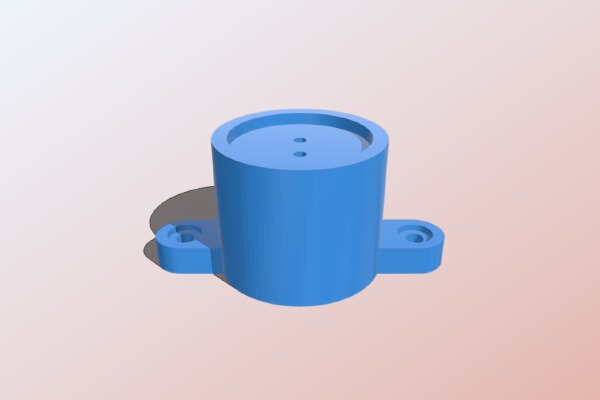 Duckietown Duckiebot Ball Caster Mount | 3d print model