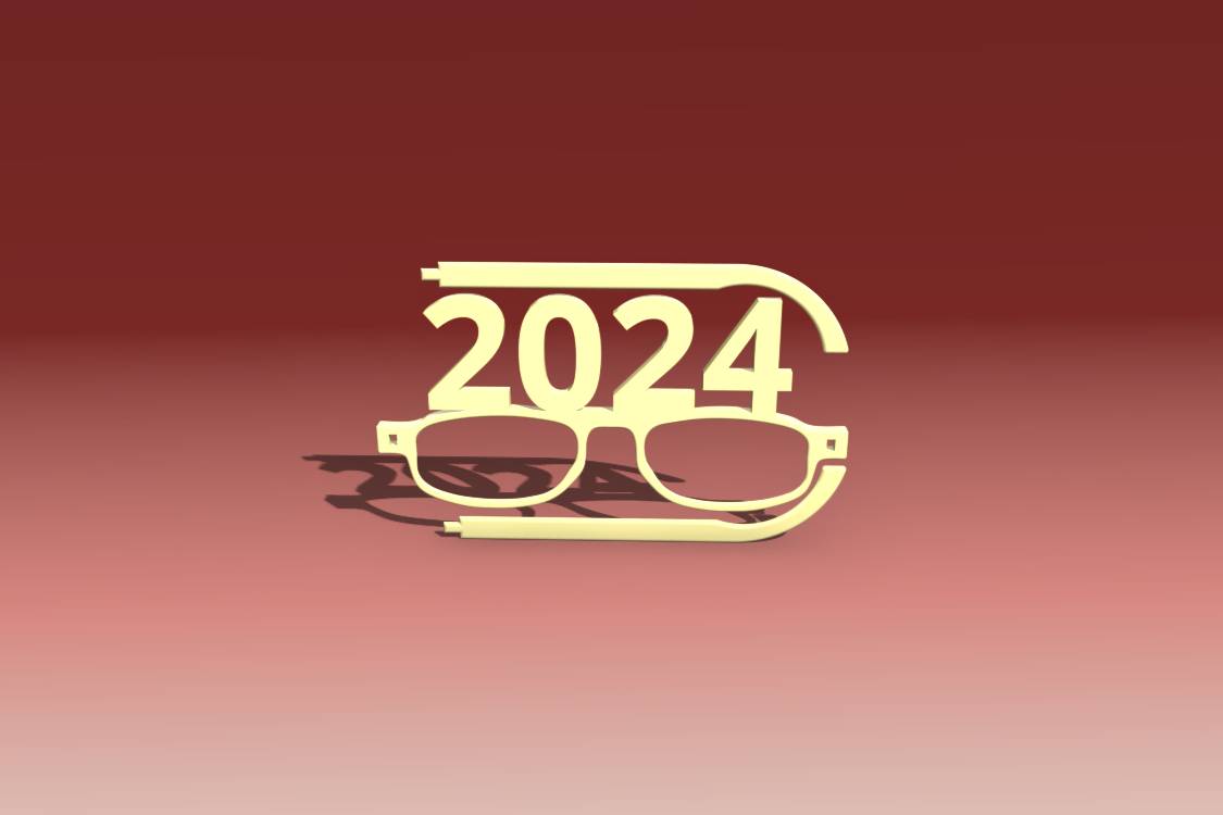 2024 New Years Glasses