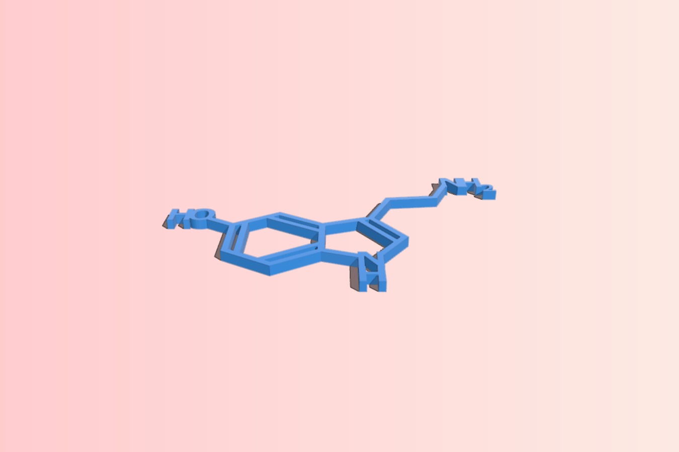 Serotonin molecule
