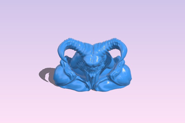 doom demon | 3d print model