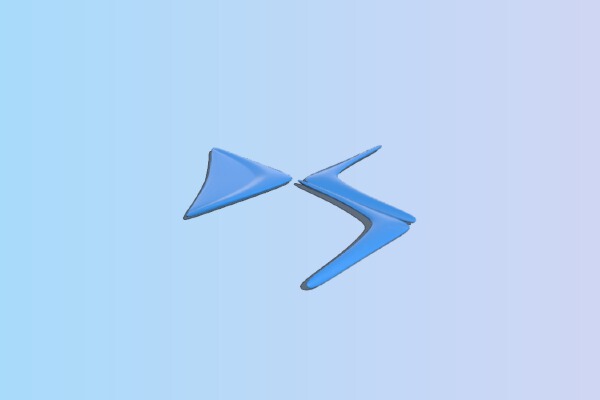 Citroën DS Logo | 3d print model