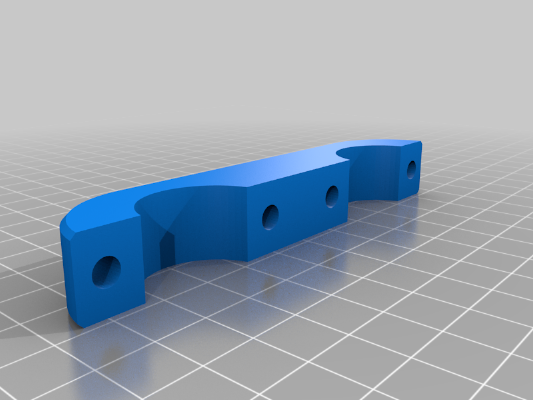 1" to 1" Catrike Double Ended Accessory Mount Clamp | 3d print model