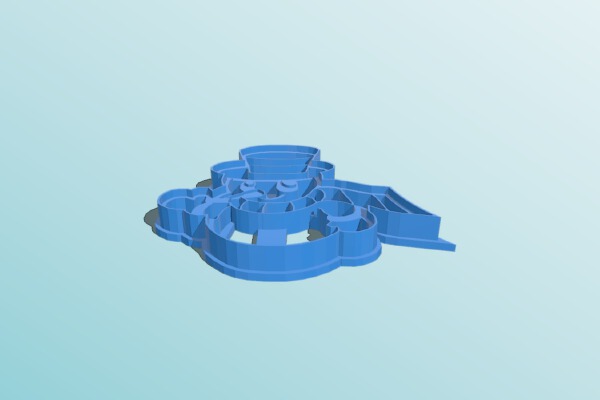 Snowman Cookie Cutter | 3d print model