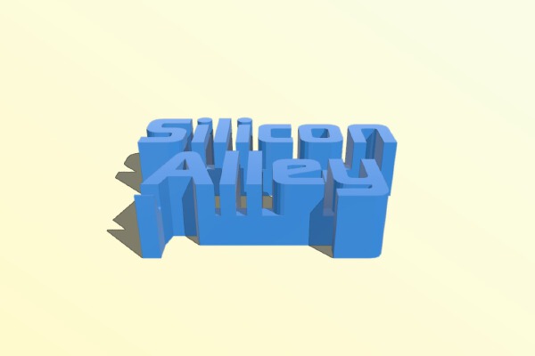 NYC's Silicon Alley - 3D | 3d print model