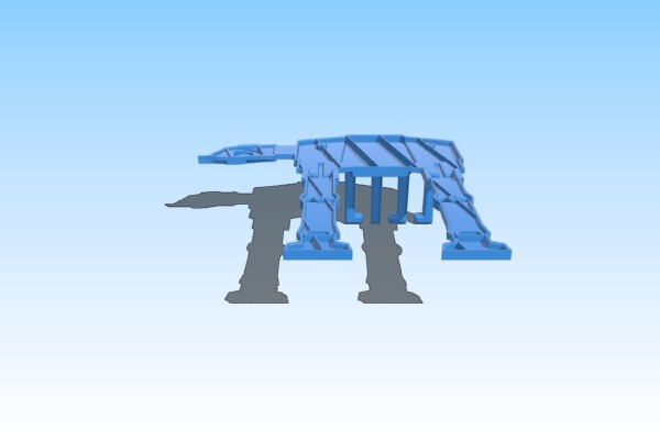 AT-AT Cord Organizer | 3d print model