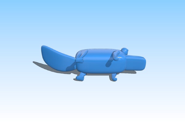 Perry the Platypus - Phineas and Ferb | 3d print model