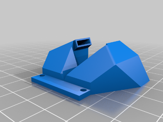 Part Cooling Nozzle for Anycubic Kossel | 3d print model
