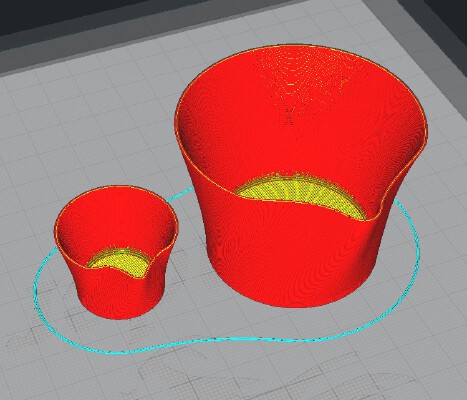 Mixing Cups for airbrush | 3d print model