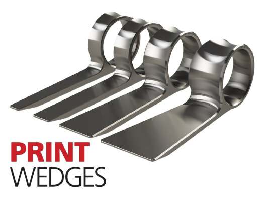 Print Removal Wedges to keep sharp tools away from your fingers | 3d print model