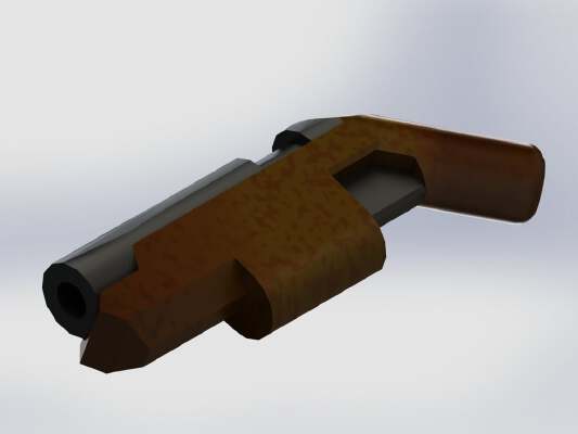 Hand mortar "Tyrant" for Lego minifigures | 3d print model