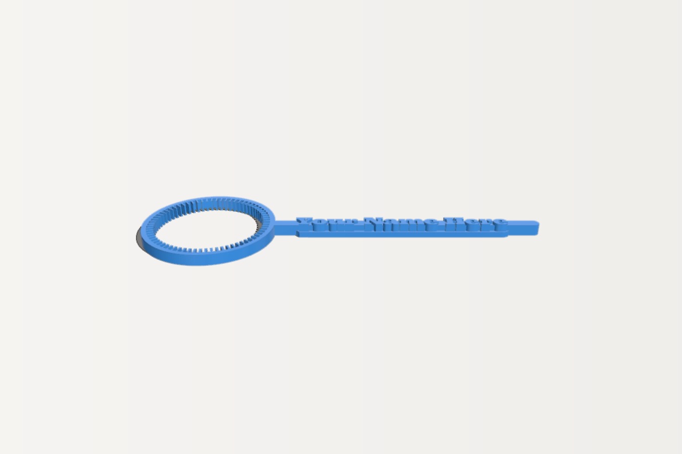 Bubble Wand with Nametag