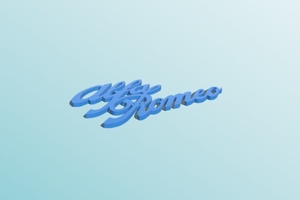Alfa Romeo | 3d print model