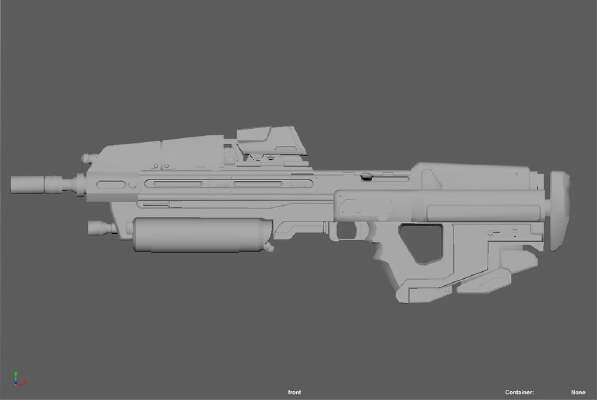 Assault Rifle [Halo Reach] | 3d print model