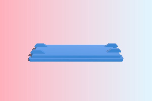 Amiga 1200 back trap door | 3d print model