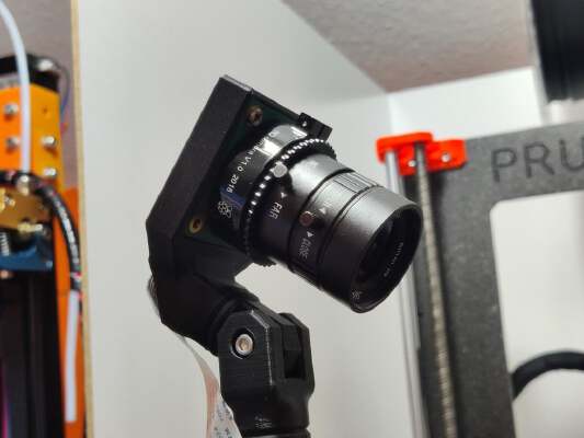 Modular MK3_s camera arm (also RPi HQ) | 3d print model