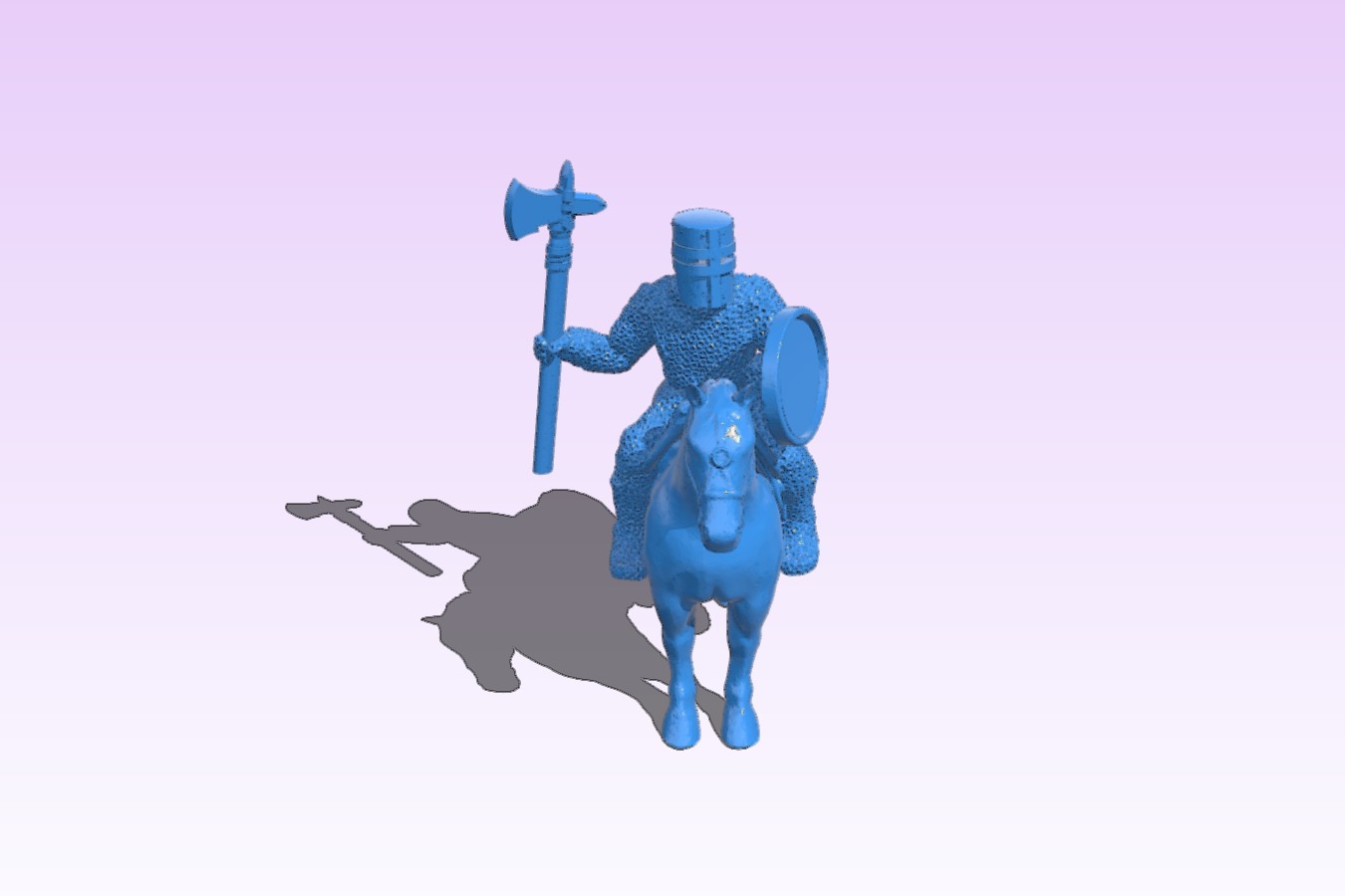 28mm Knight of Serbia Miniature - Zombie Hunter