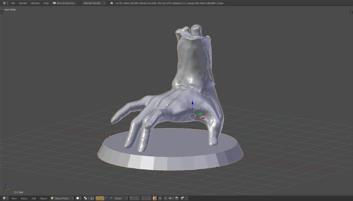 Crawling claw fantasy table top | 3d print model