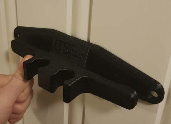 Ski and ski pole holder | 3d print model