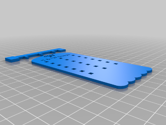 J & W Soaps Soap Shaping Scraper Tool with Stabilizing Bar | 3d print model