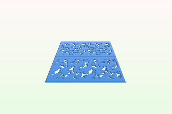 STENCIL - TRADITIONAL CAMO | 3d print model