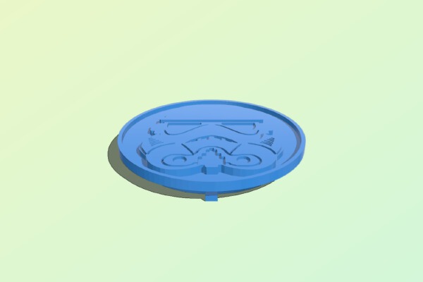 Pop socket Storm trooper | 3d print model