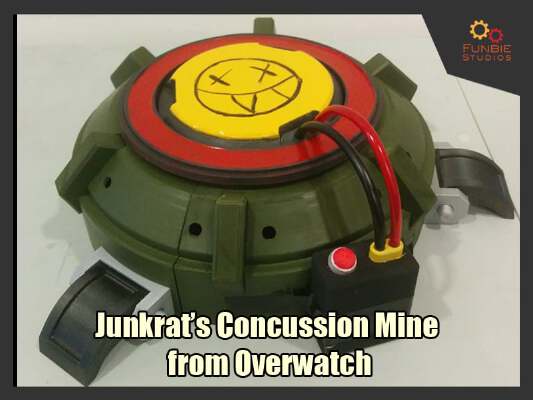 Junkrat's Concussion Mine from Overwatch | 3d print model