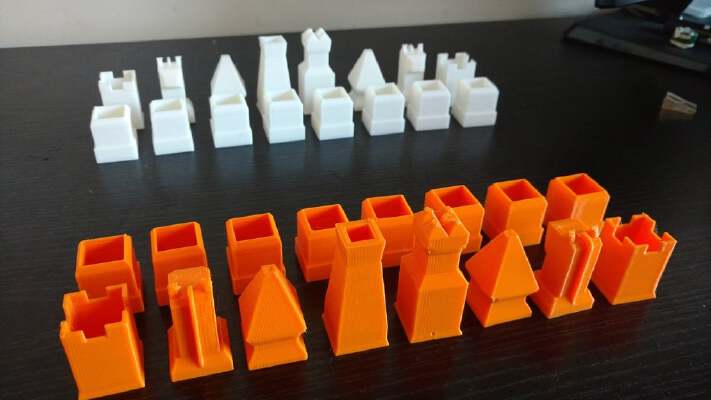 Piezas de ajedrez - Chess set | 3d print model