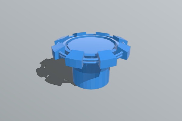 Star Wars Imperial Assault Command Deck Twin Shadows 04A tile | 3d print model