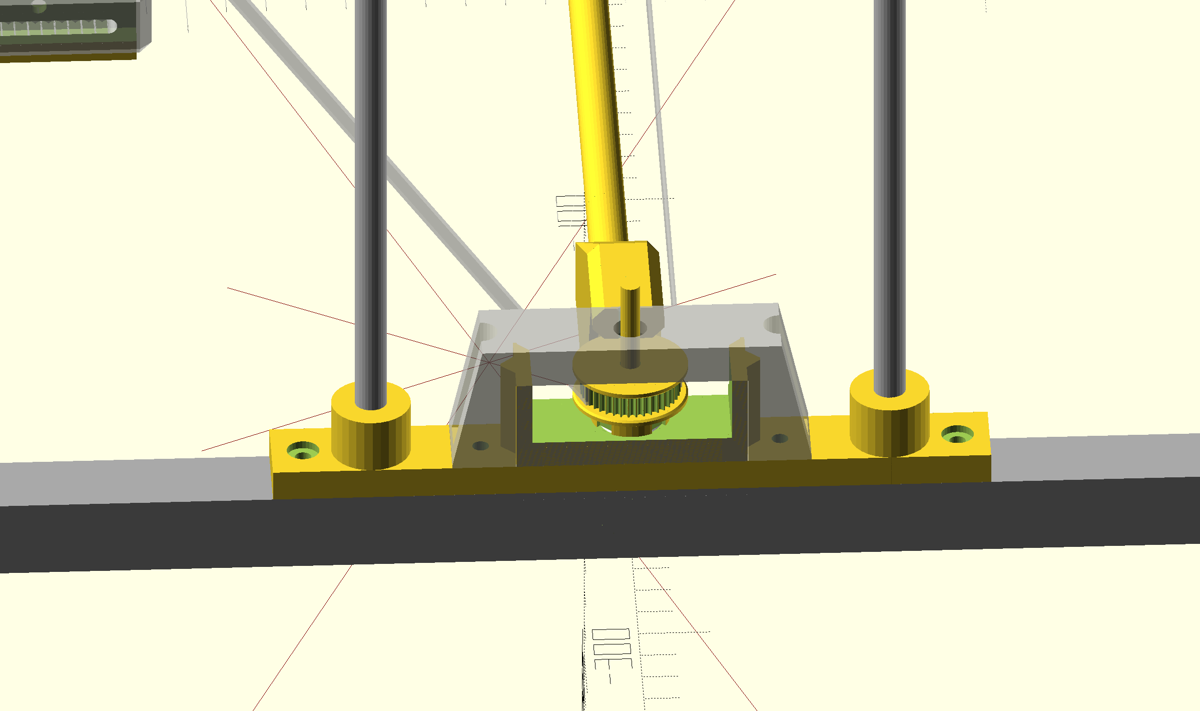Tronxy X5S Single z motor mod