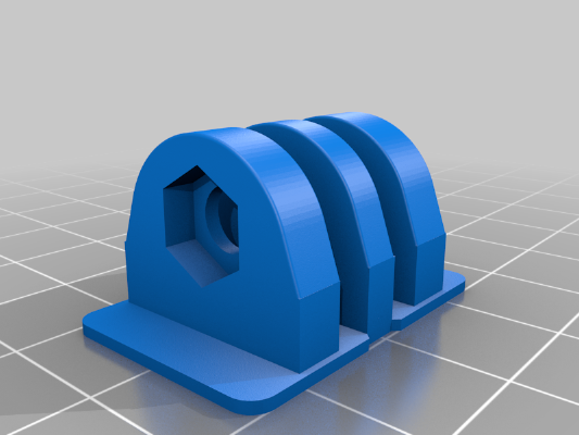 Support GoPro Hero8 DJI FPV DRONE GT | 3d print model