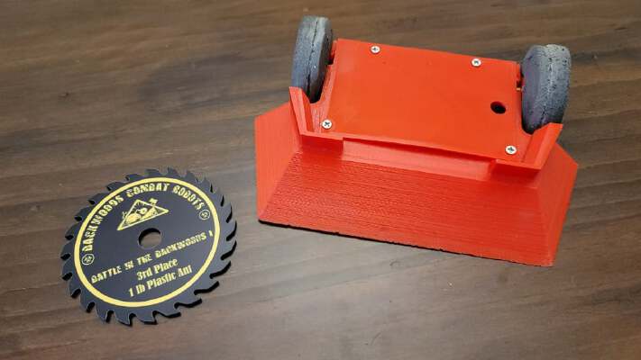 Wejfu - 1 pound plastic antweight combat robot | 3d print model