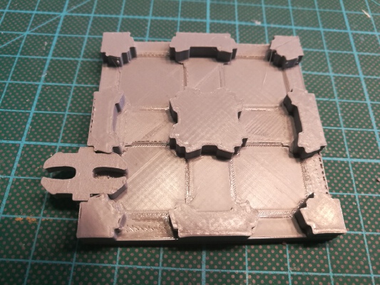 Connectable Bases for Niphilim's Modular Space Scenery | 3d print model