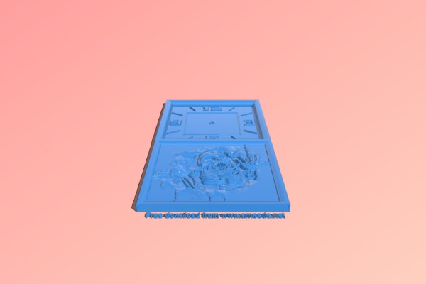 Skeleton wall clock | 3d print model